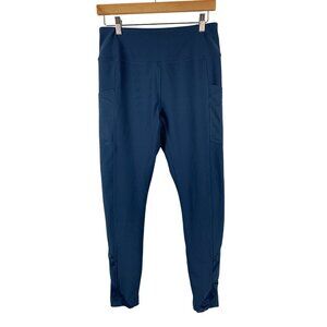 Women's Mondetta Navy Blue High-Waist Leggings With Side Pockets Size M